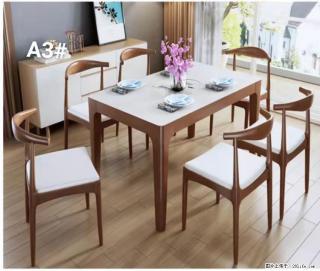 T08高级长方桌，胡桃色  1.35米带炉一桌四椅650元，现货11套。 - 兰州28生活网 lz.28life.com